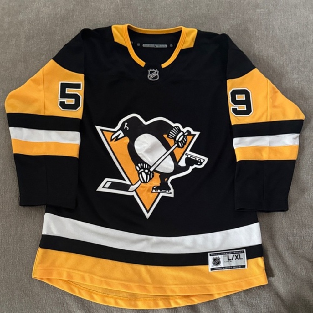 Youth L/XL Pittsburgh Penguins Hockey Jersey #59 Guentzel